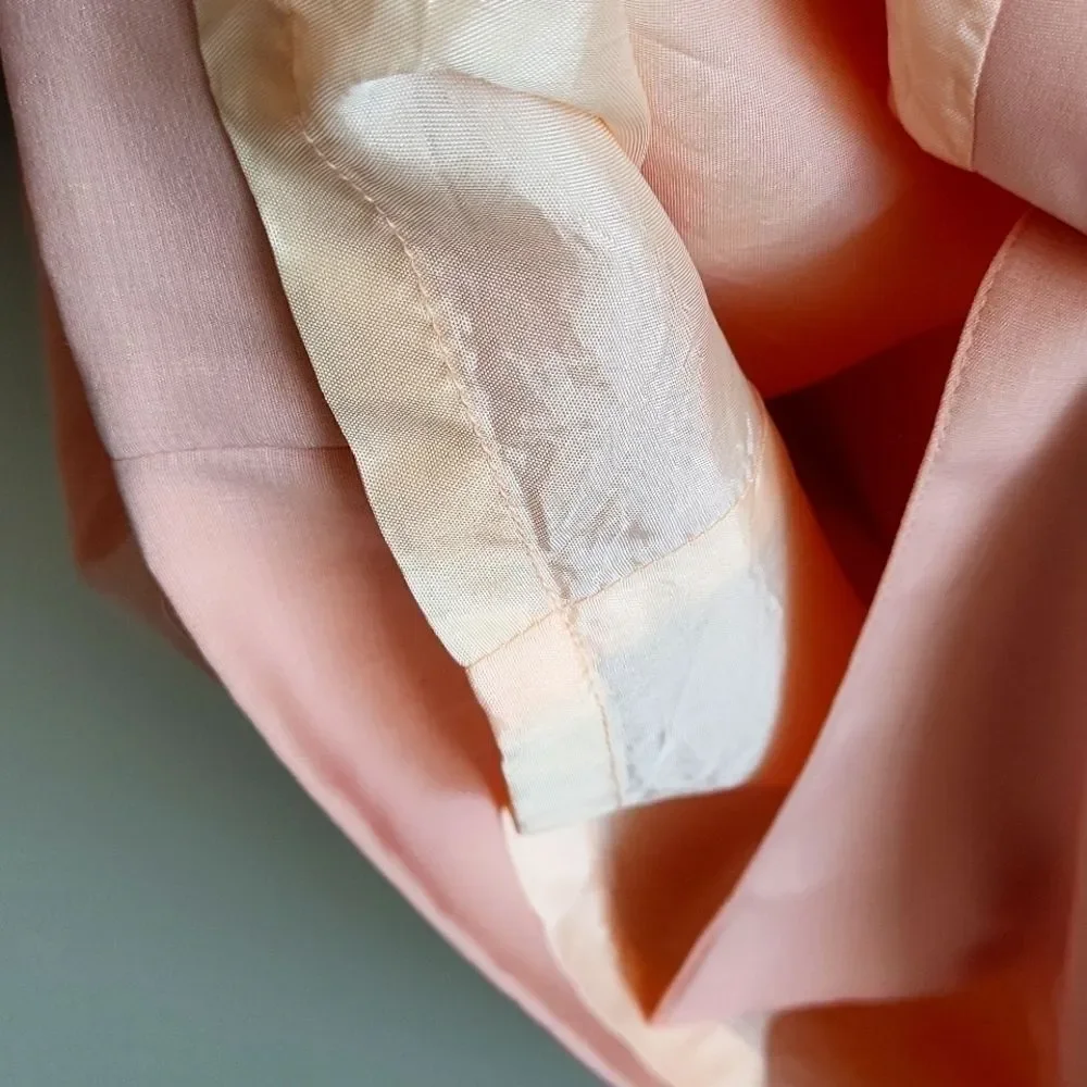 Chic Peach Hooded Jacket from Florence, Italy